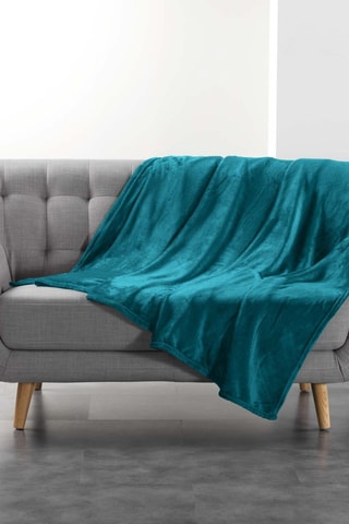 Plaid Flanou - Bleu - 180 x 220 cm