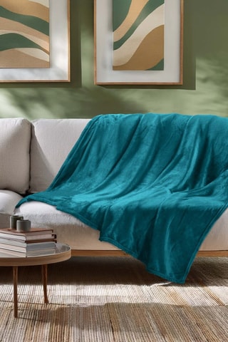 Plaid Flanou - Bleu - 180 x 220 cm