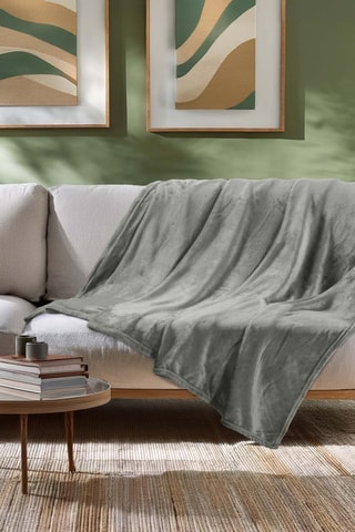 Plaid Flanou - Gris - 180 x 220 cm