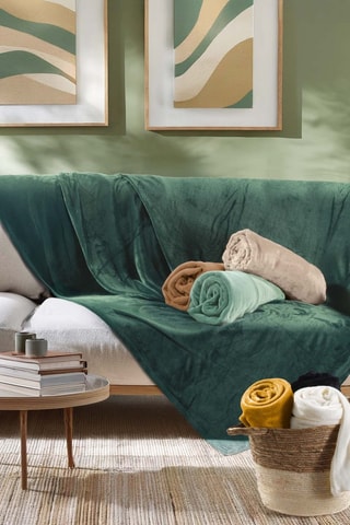 Plaid Flanou - Terracotta - 180 x 220 cm