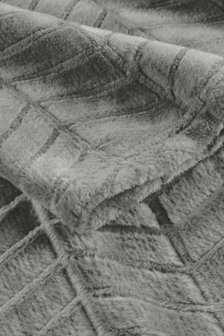 Plaid Arya - Gris - 180 x 220 cm