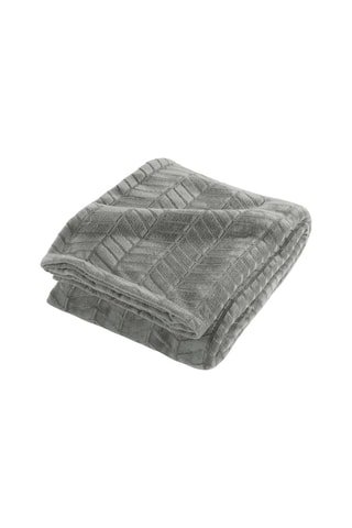 Plaid Arya - Gris - 180 x 220 cm