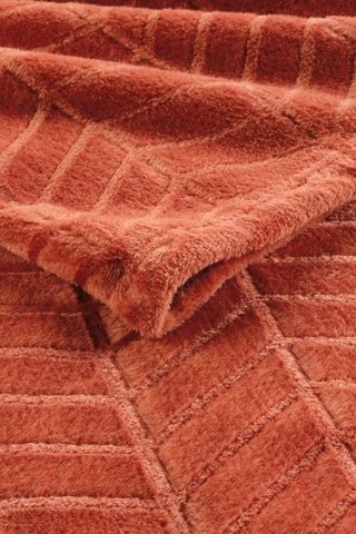 Plaid Arya - Terracotta - 180 x 220 cm