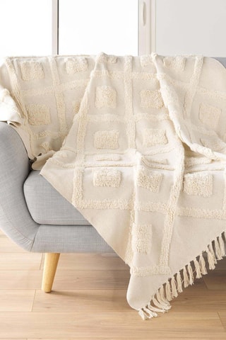 Plaid Inca - Beige - 125 x 150 cm