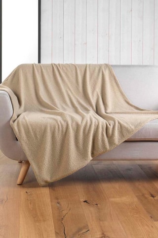 Plaid Wooly - Beige - 180 x 220 cm