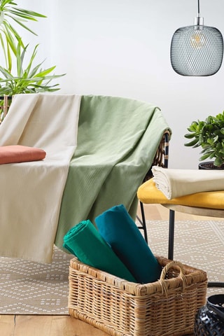 Plaid Lucile - Ecru - 180 x 220 cm