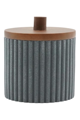 Pot à cotons Niagara - Anthracite et naturel