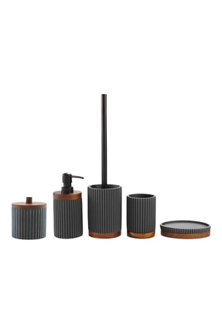 Pot à cotons Niagara - Anthracite et naturel