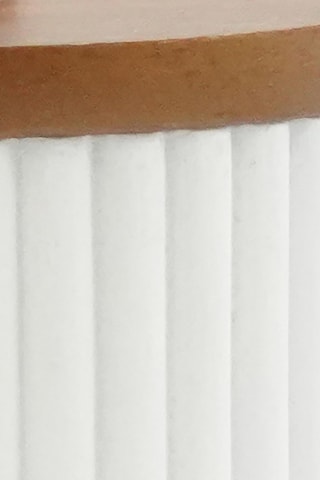 Pot à cotons Niagara - Blanc et naturel