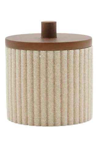 Pot à cotons Niagara - Beige et naturel