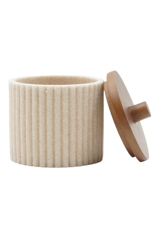 Pot à cotons Niagara - Beige et naturel