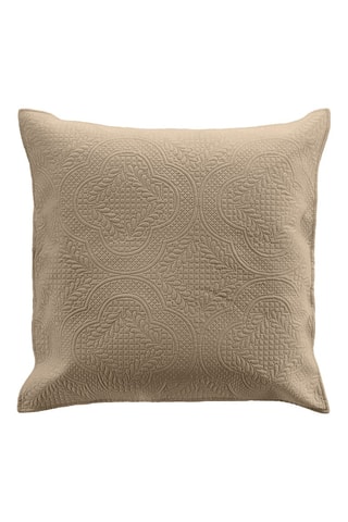 Couvre-lit et taies d'oreiller Romane - Marron