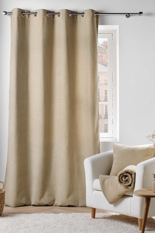 Coussin déhoussable Wooly - Beige - 45 x 45 cm