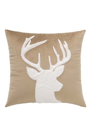 Coussin Velours Vik - Sable - 45 x 45 cm