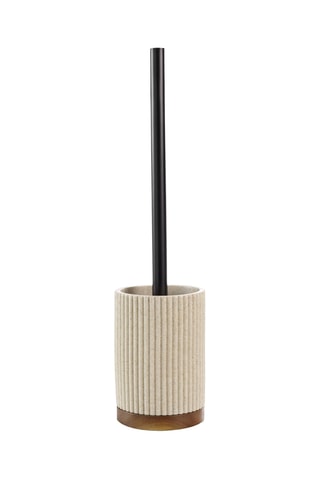 Brosse WC Niagara - Beige et naturel