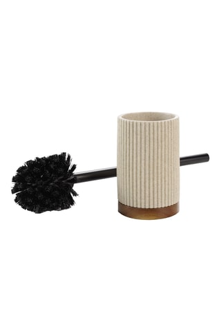 Brosse WC Niagara - Beige et naturel