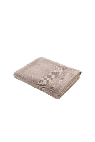 Drap de bain Tendresse - Taupe - 90 x 150 cm