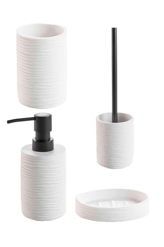 Accessoires salle de bain Siloa - 4 pièces