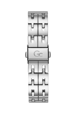 Montre à quartz en acier Argenté et doré rose