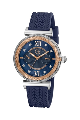 Montre à quartz en silicone, nacre et ornée de cristaux Swarovski