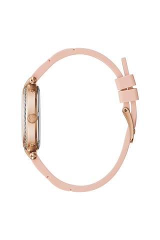 Montre à quartz en silicone et nacre 