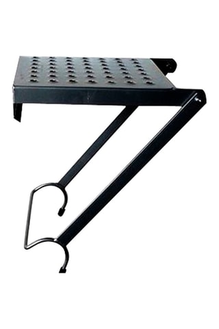 Echelle-escabeau télescopique Grafitek, housse de transport et plateforme pliante antidérapante - 5 m et 2,50 m