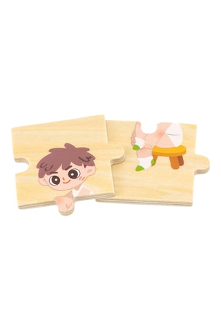 Puzzle ludique Dressed en bois - Dès 18 mois