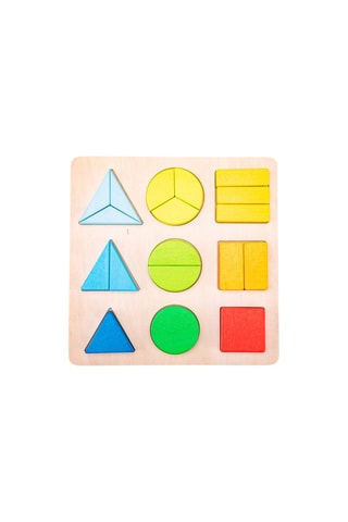 Puzzle géométrique en bois - Dès 3 ans