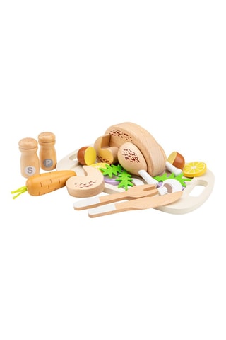 Coffret frango assado em madeira - A partir dos 2 anos