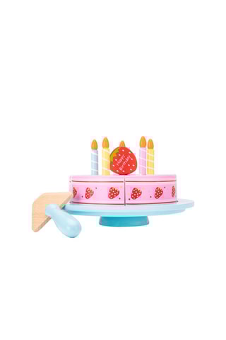 Bolo de aniversário de madeira de cortar - Desde os 18 meses