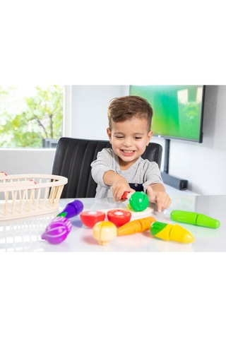 Cesto de legumes em madeira A partir dos 2 anos