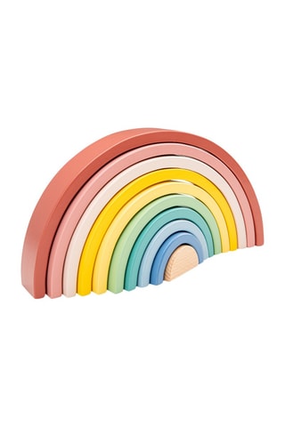 Arc-en-ciel en bois - 10 pièces - Dès 12 mois