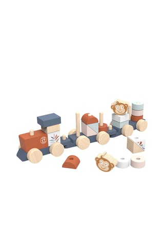 Train d’éveil à tirer en bois - Dès 12 mois