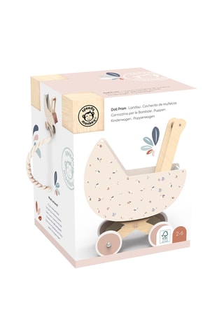 Poussette pour poupées en bois - Dès 2 ans