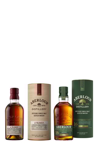 1 x Aberlour Abunadh Whisky Ecossais Single Malt - 70 cl et  1 x Aberlour 16 ans Whisky Ecossais Single Malt - 70 cl