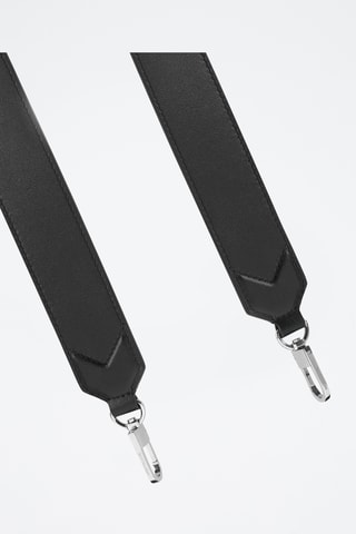 Bandoulière en cuir - Noir