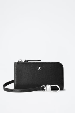 Etui porte-clés en cuir - Noir