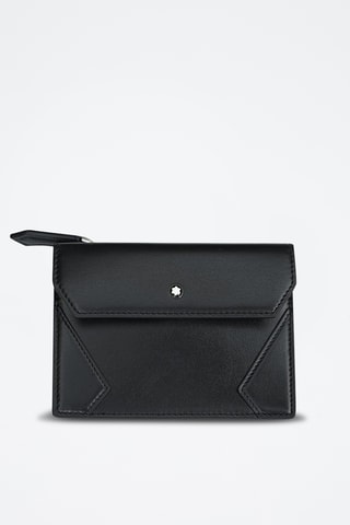 Porte-cartes en cuir - Noir