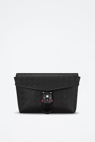 Sac bandoulière en cuir - Noir