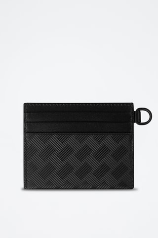 Porte-cartes en cuir - Noir