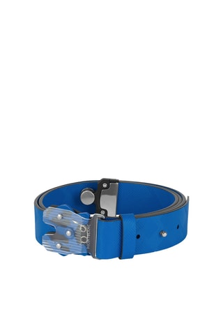 Ceinture en cuir - Bleu