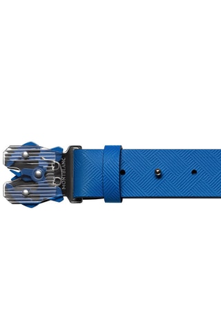 Ceinture en cuir - Bleu