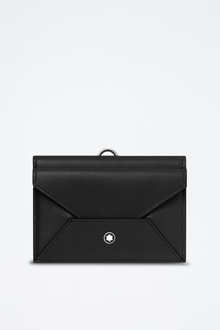 Porte-cartes en cuir - Noir