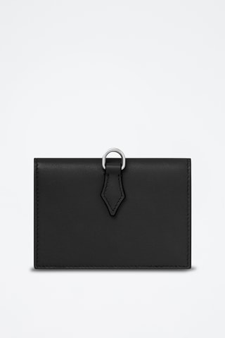 Porte-cartes en cuir - Noir