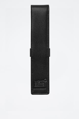 Etui à stylo en cuir - Noir
