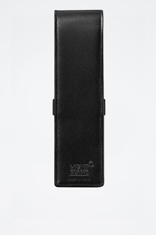 Etui à stylo en cuir - Noir