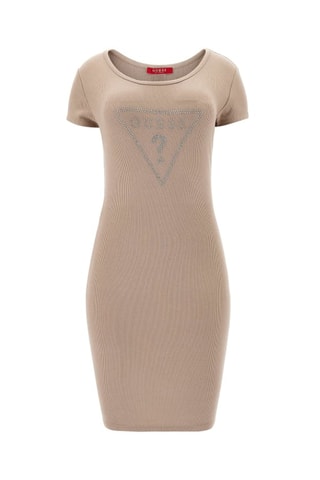 Robe fourreau - Taupe