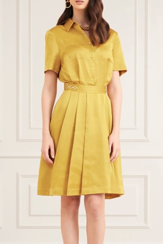 Robe patineuse - Moutarde