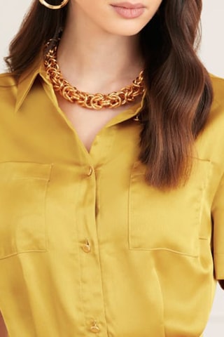 Robe patineuse - Moutarde