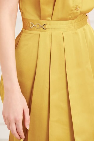 Robe patineuse - Moutarde